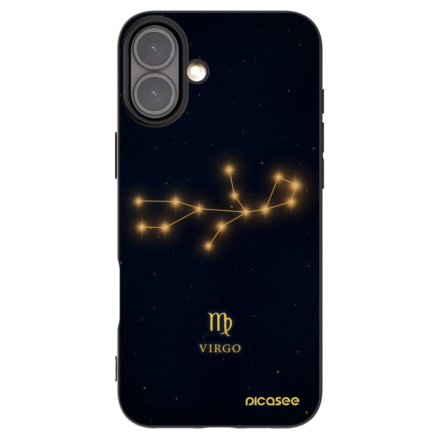 Picasee crna silikonska maskica za Apple iPhone 16 Plus - VIRGO