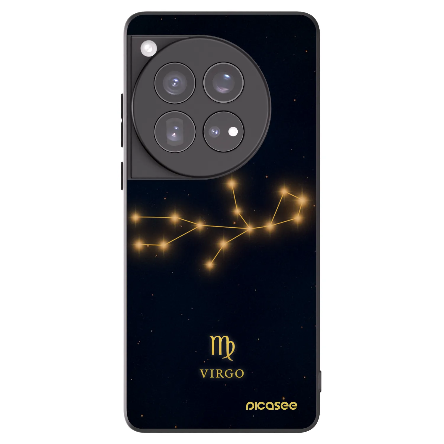 Picasee crna silikonska maskica za OnePlus 12 5G - VIRGO