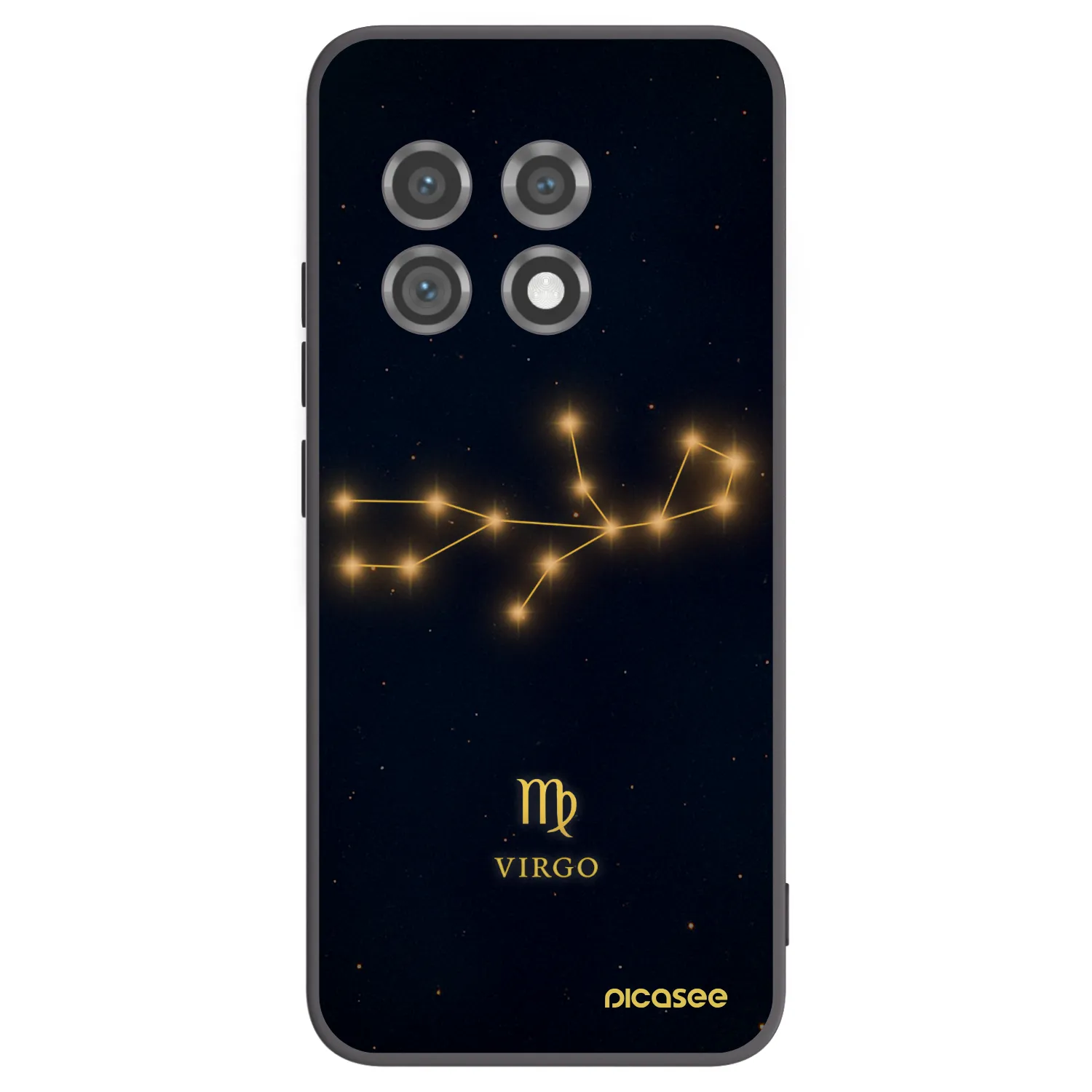 Picasee crna silikonska maskica za OnePlus 11 5G - VIRGO