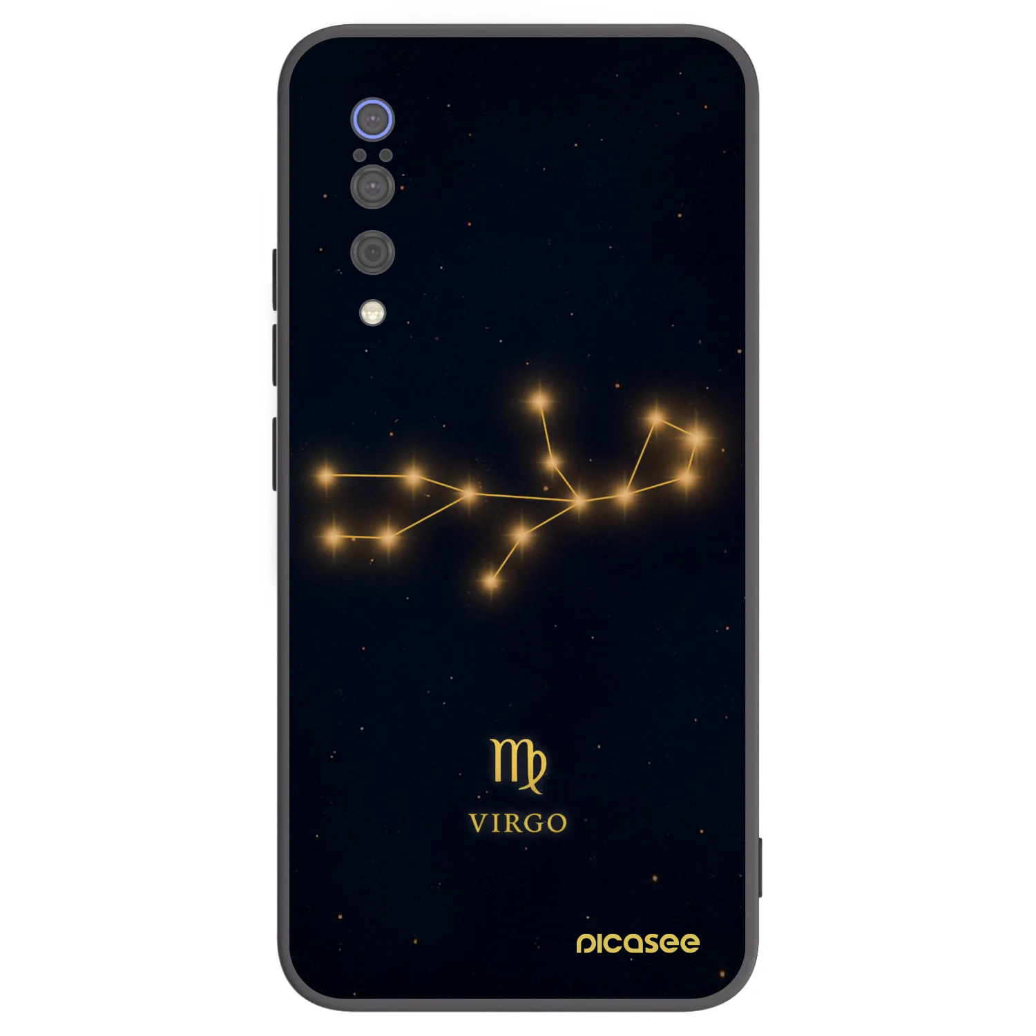 Picasee crna silikonska maskica za Xiaomi Mi 9 - VIRGO