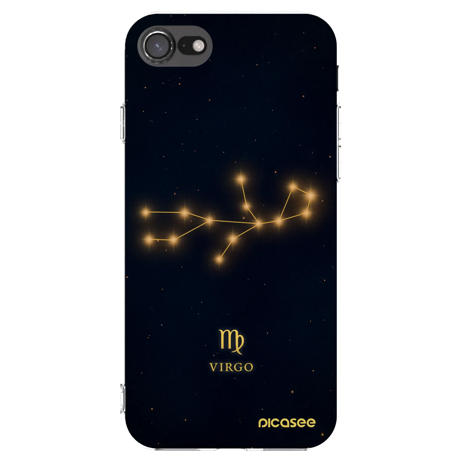 Picasee silikonska prozirna maskica za Apple iPhone 7 - VIRGO