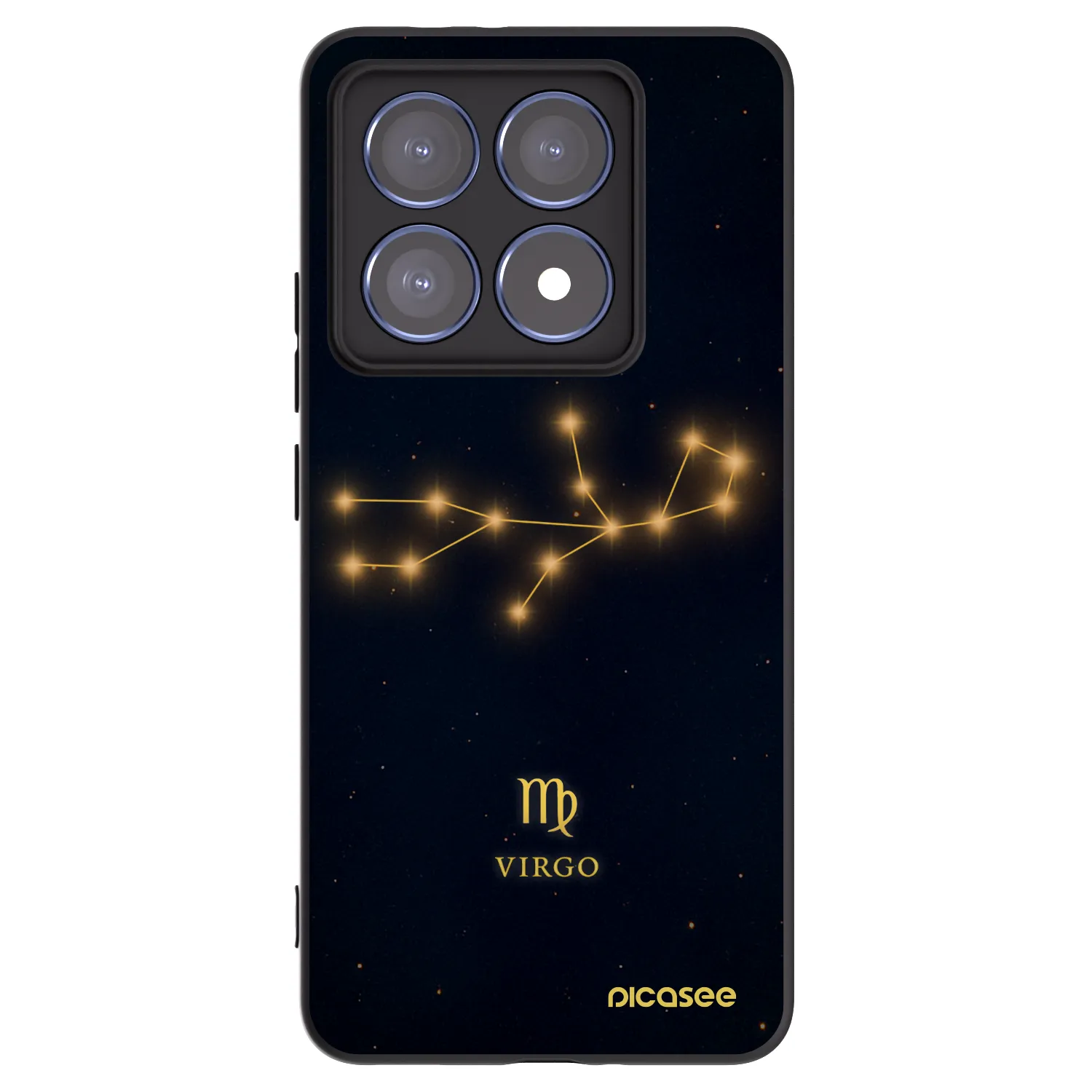 Picasee crna silikonska maskica za Xiaomi 14T Pro - VIRGO