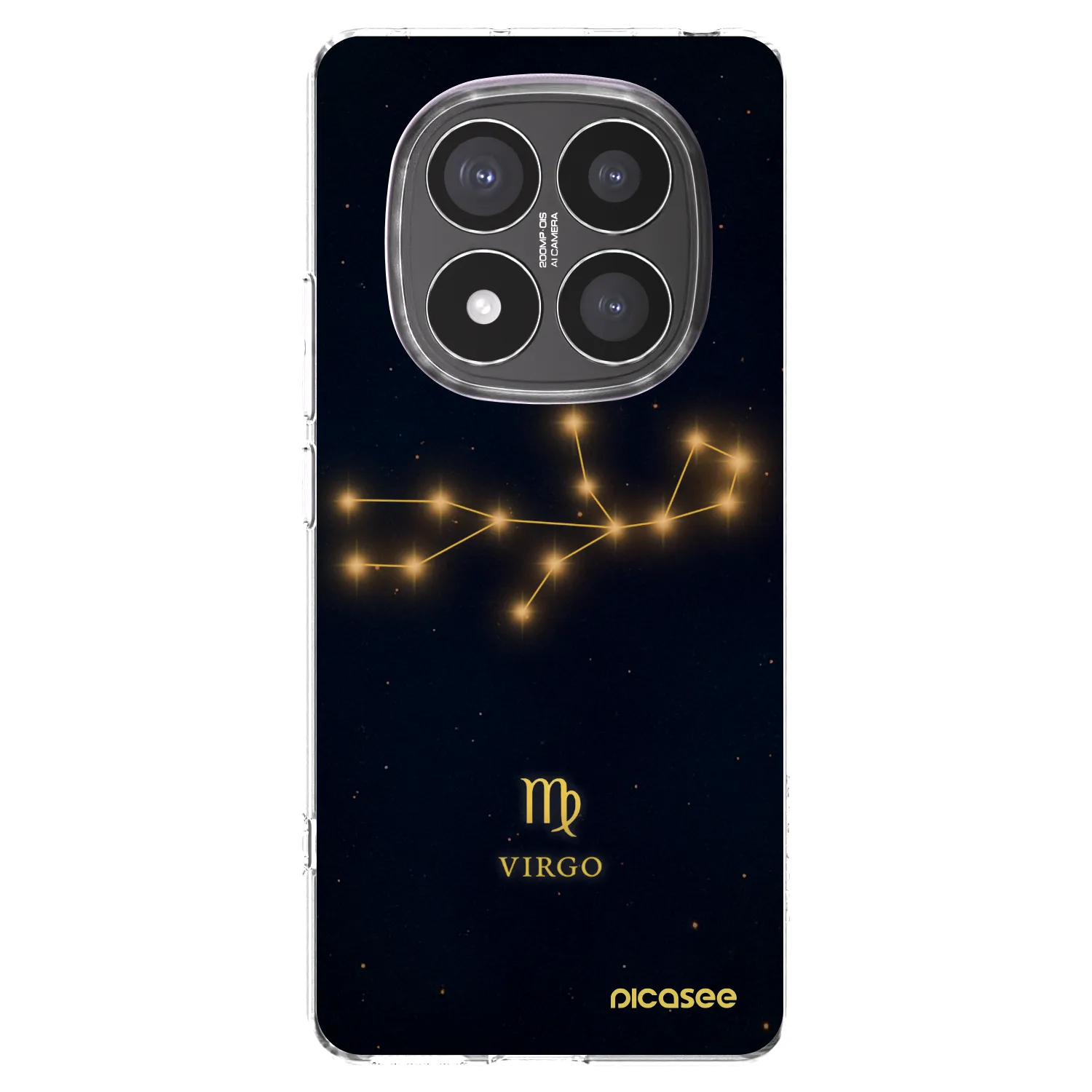 Picasee silikonska prozirna maskica za Xiaomi Redmi Note 14 Pro+ 5G - VIRGO