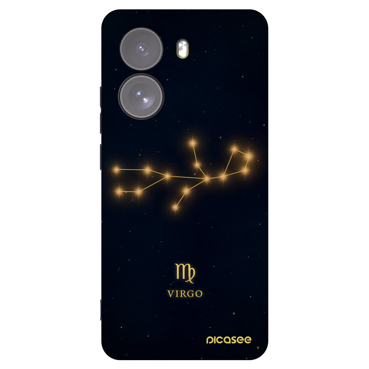 Picasee crna silikonska maskica za Xiaomi Poco X7 - VIRGO