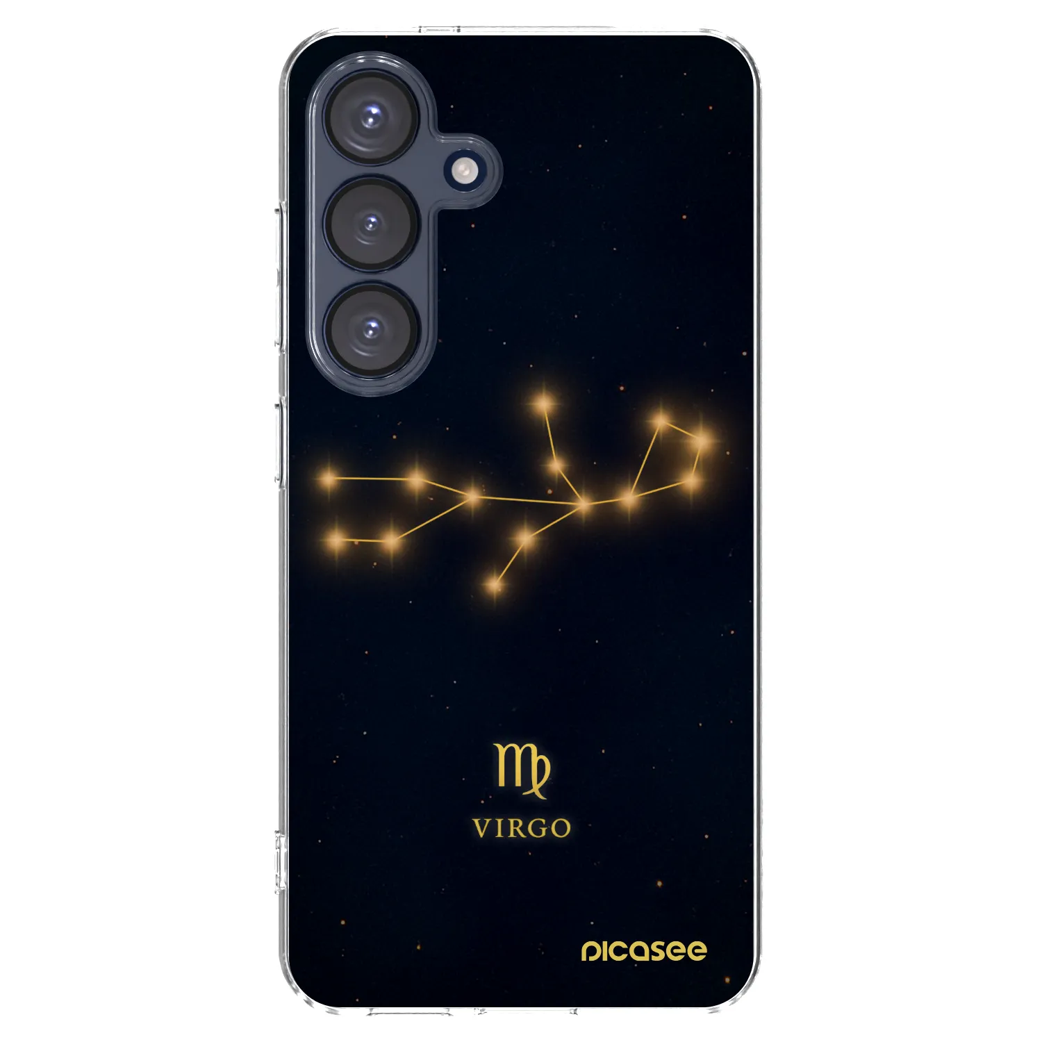 Picasee silikonska prozirna maskica za Samsung Galaxy S25 5G - VIRGO