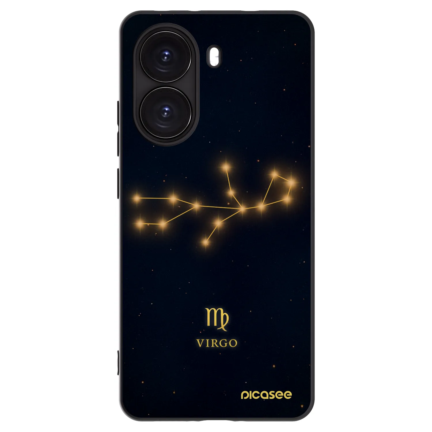 Picasee crna silikonska maskica za Xiaomi Poco X7 Pro 5G - VIRGO