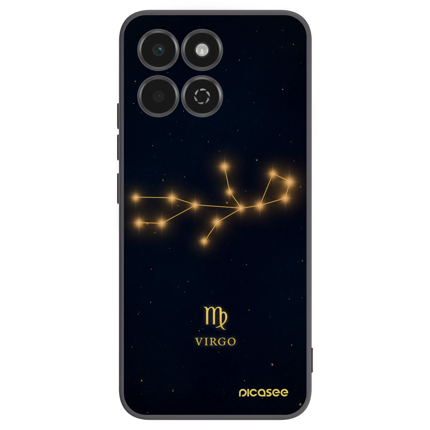 Picasee crna silikonska maskica za Honor 200 Smart 5G - VIRGO