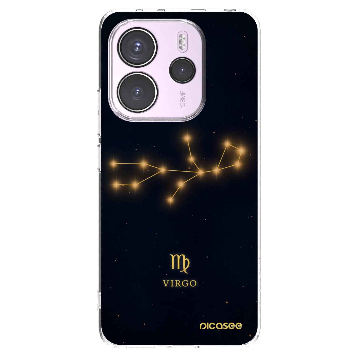 Picasee silikonska prozirna maskica za Xiaomi Redmi Note 14 4G - VIRGO