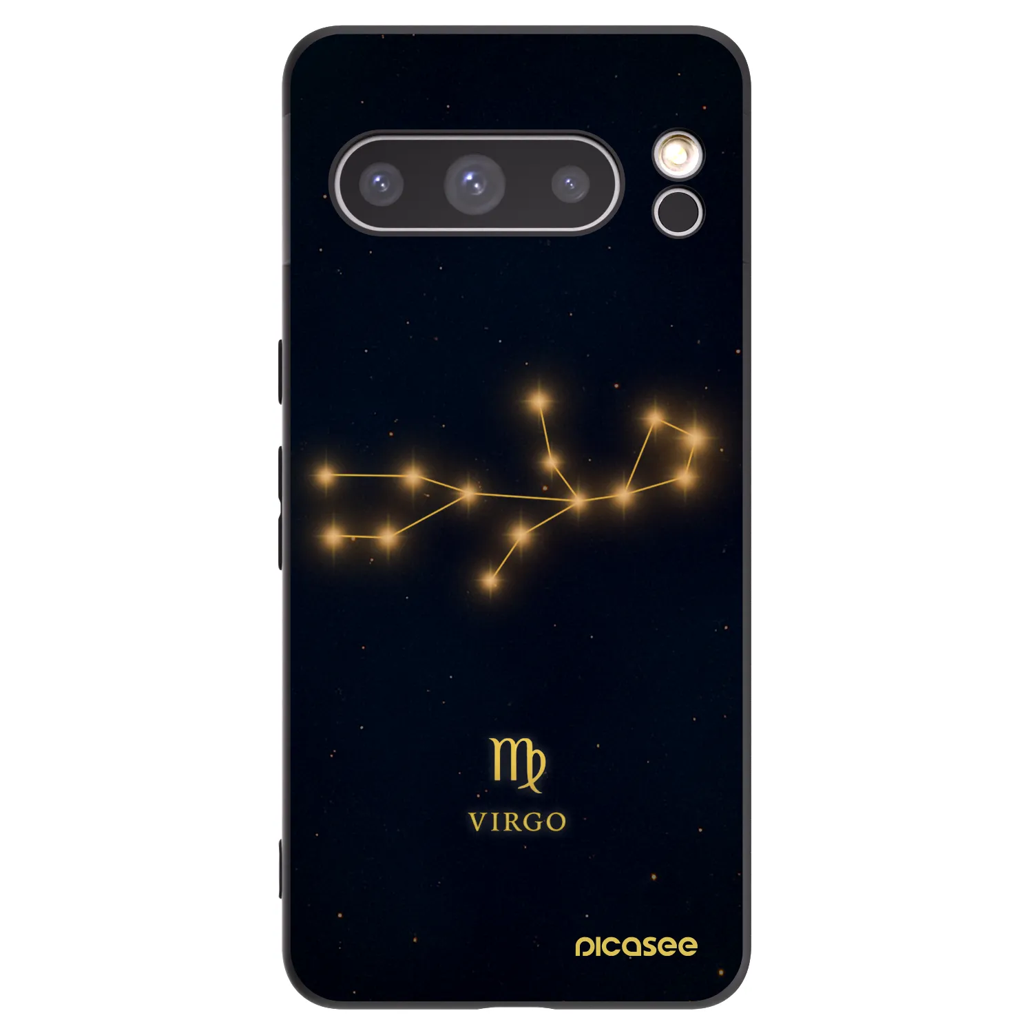 Picasee crna silikonska maskica za Google Pixel 8 Pro - VIRGO