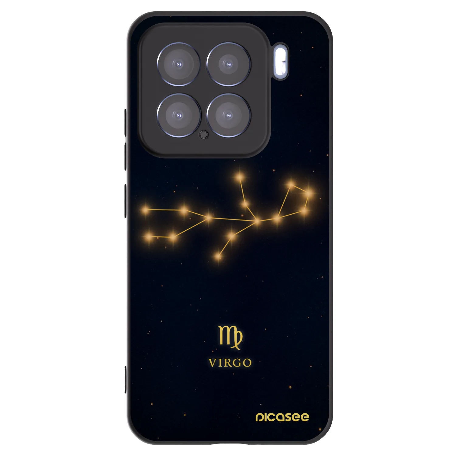 Picasee crna silikonska maskica za Xiaomi 15 - VIRGO