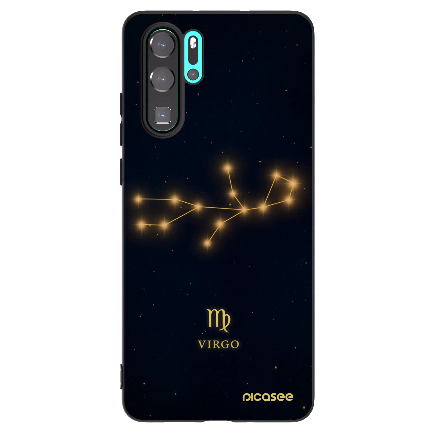 Picasee crna silikonska maskica za Huawei P30 Pro - VIRGO