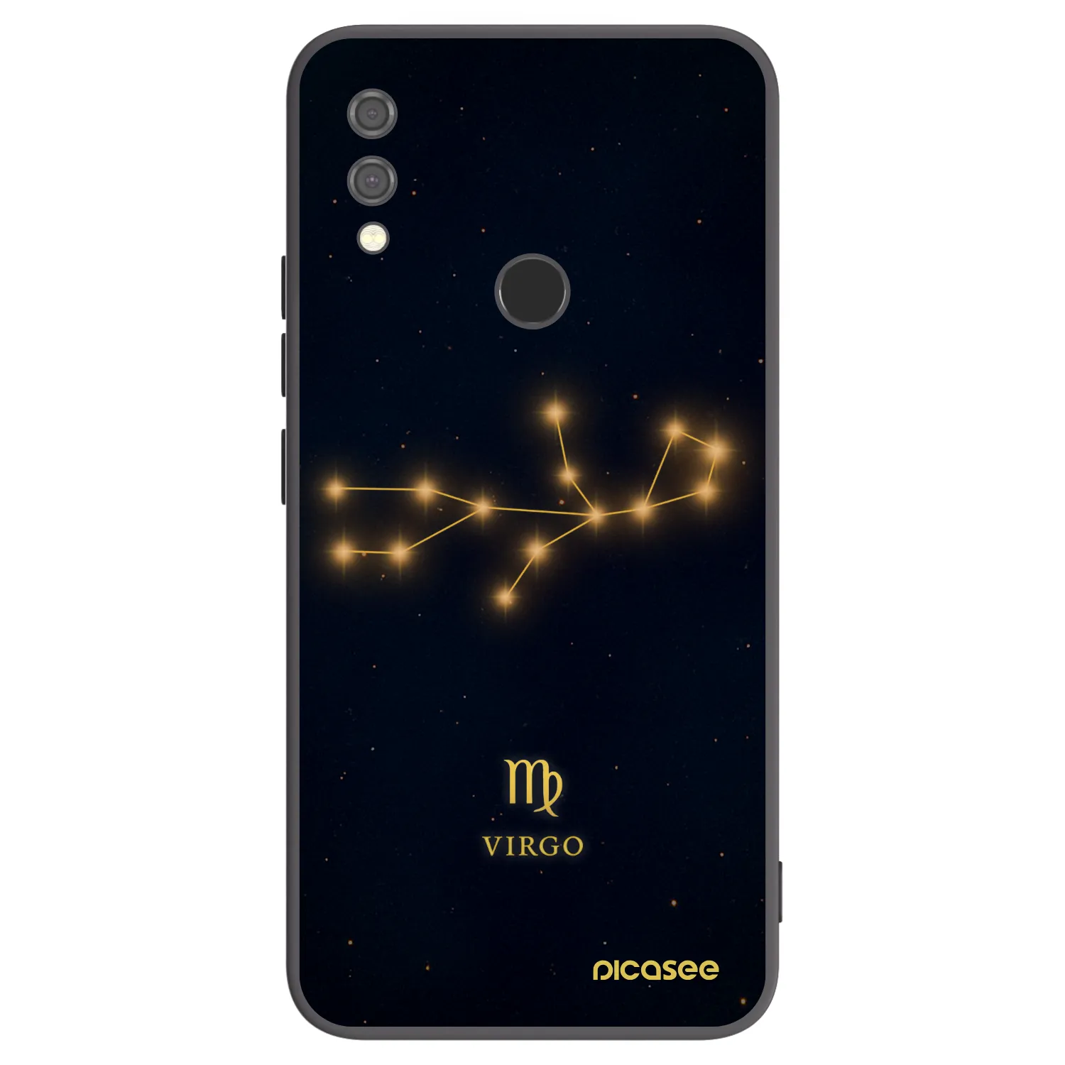 Picasee crna silikonska maskica za Xiaomi Redmi Note 7 - VIRGO