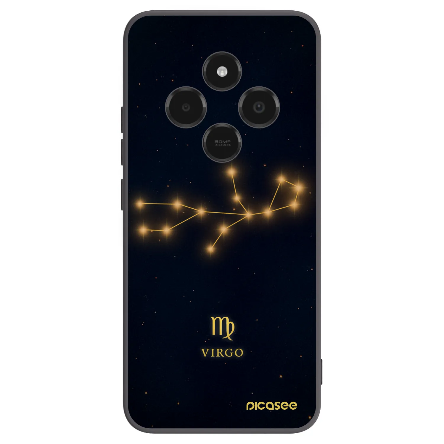 Picasee crna silikonska maskica za Xiaomi Poco C75 - VIRGO