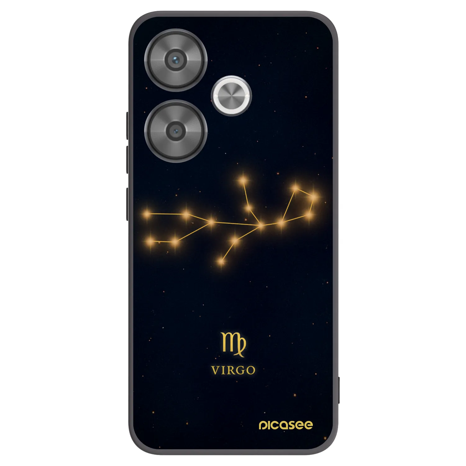 Picasee crna silikonska maskica za Xiaomi Poco F6 - VIRGO