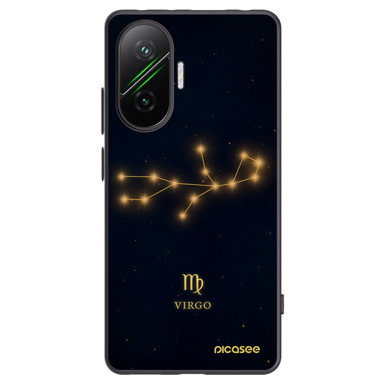 Picasee crna silikonska maskica za Xiaomi Poco F7 Pro 5G - VIRGO