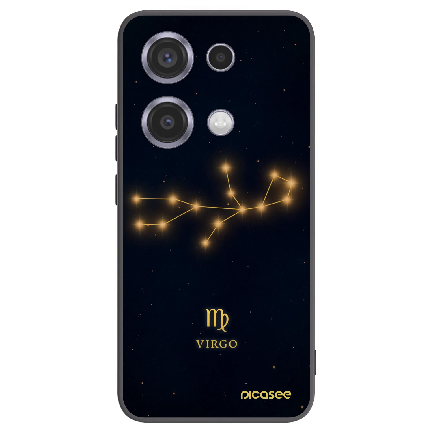 Picasee crna silikonska maskica za Xiaomi Redmi Note 14S - VIRGO