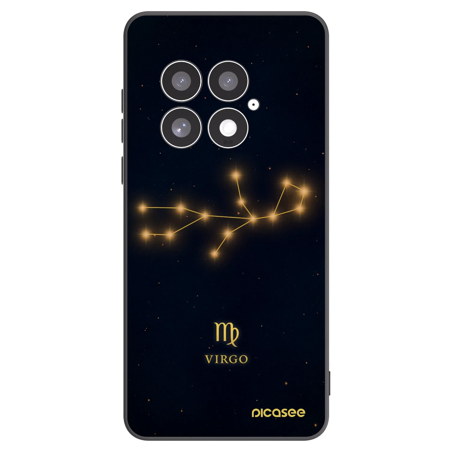Picasee crna silikonska maskica za OnePlus 13 5G - VIRGO