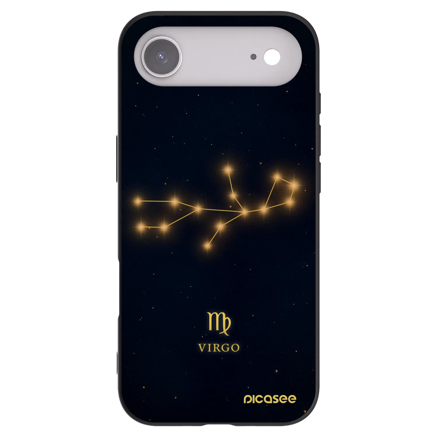 Picasee crna silikonska maskica za Apple iPhone Air - VIRGO