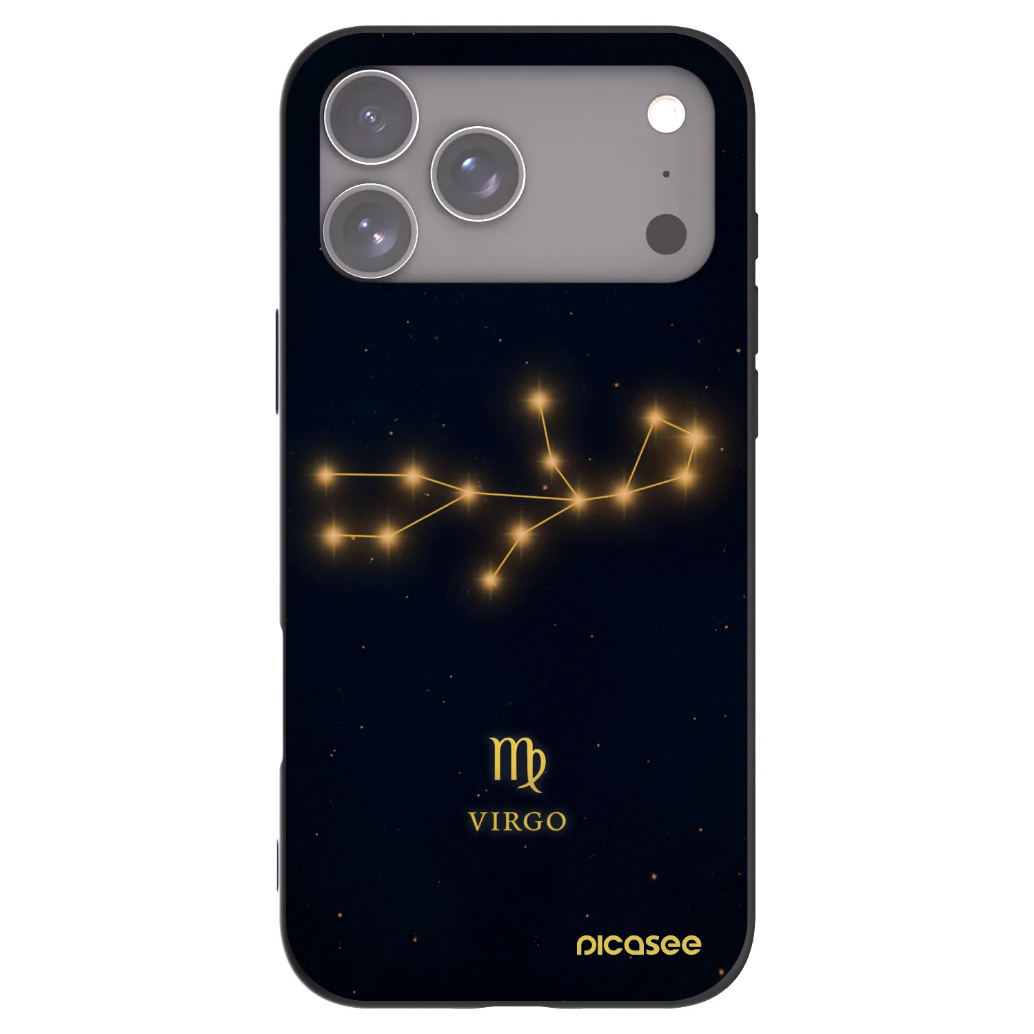 Picasee crna silikonska maskica za Apple iPhone 17 Pro Max - VIRGO