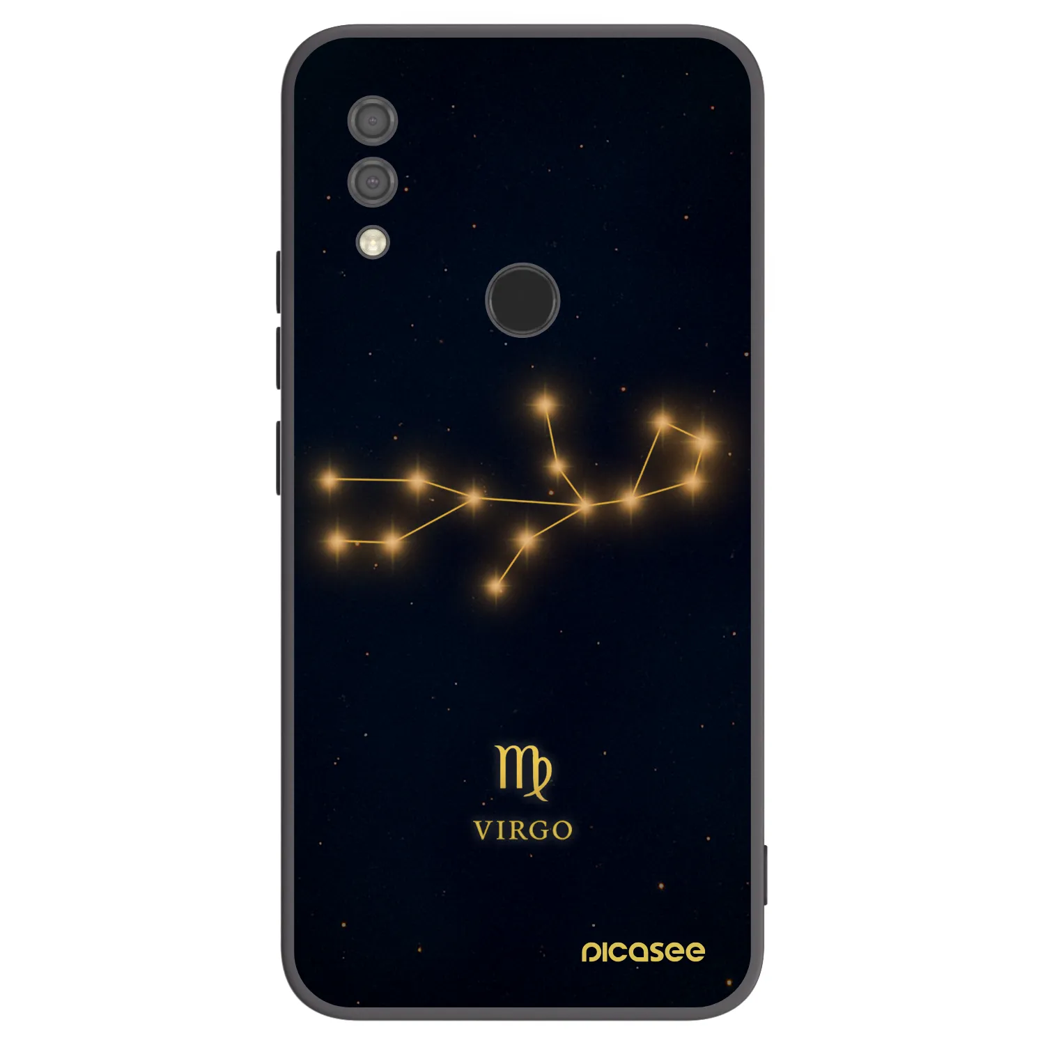 Picasee crna silikonska maskica za Xiaomi Redmi 7 - VIRGO