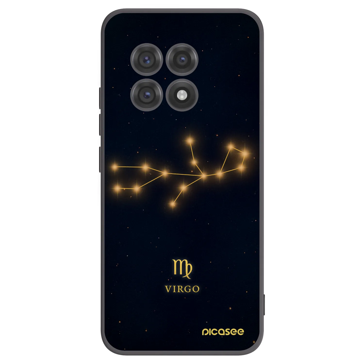 Picasee crna silikonska maskica za OnePlus 13R 5G - VIRGO