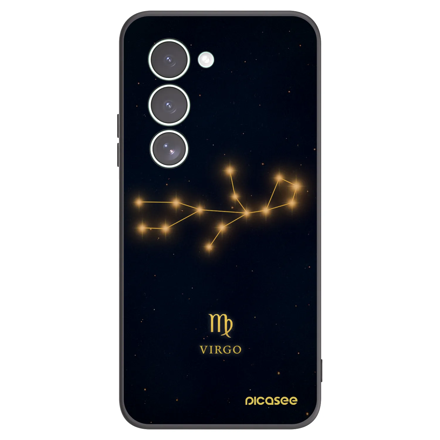 Picasee crna silikonska maskica za Xiaomi Redmi 15 5G - VIRGO