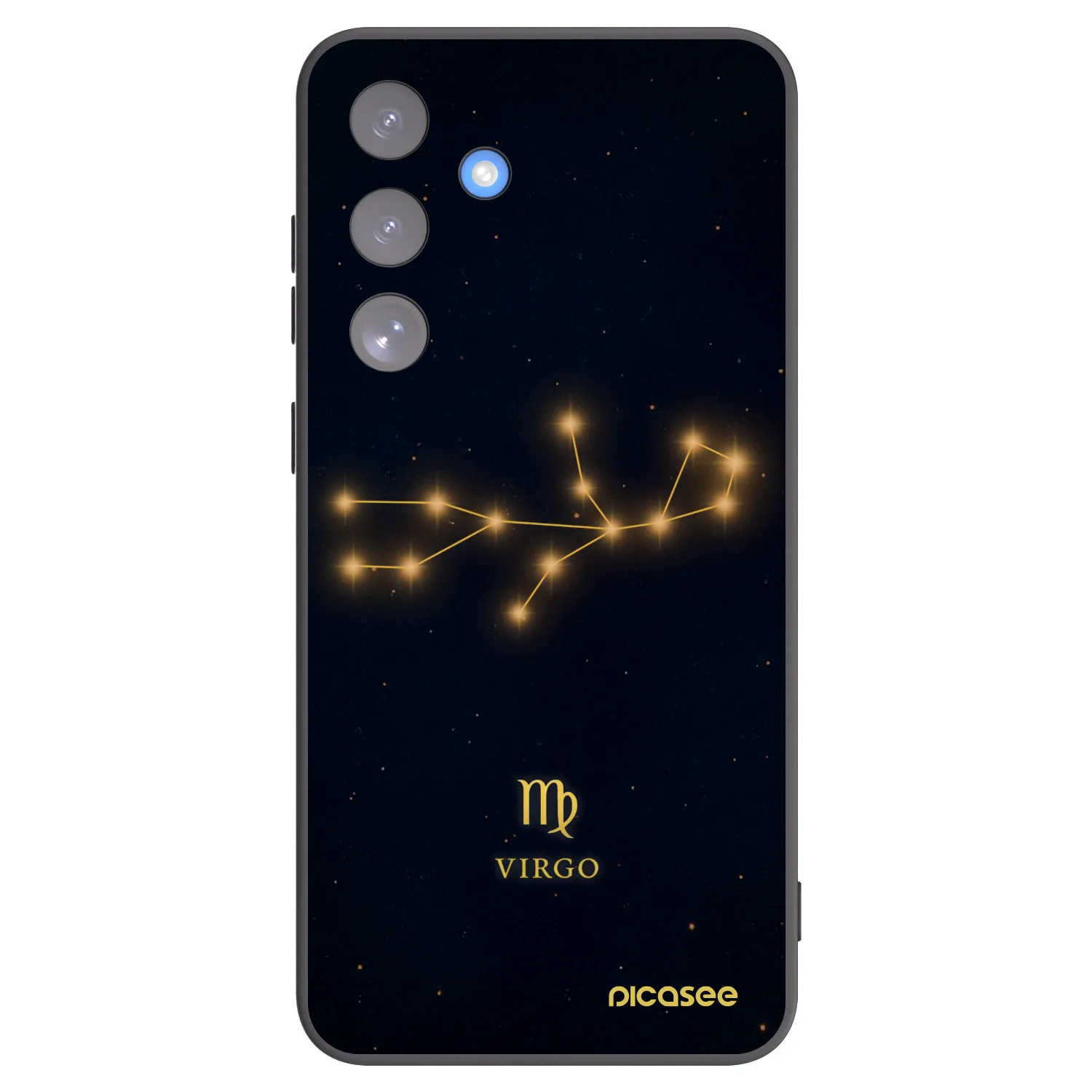 Picasee crna silikonska maskica za Samsung Galaxy S25 FE 5G - VIRGO