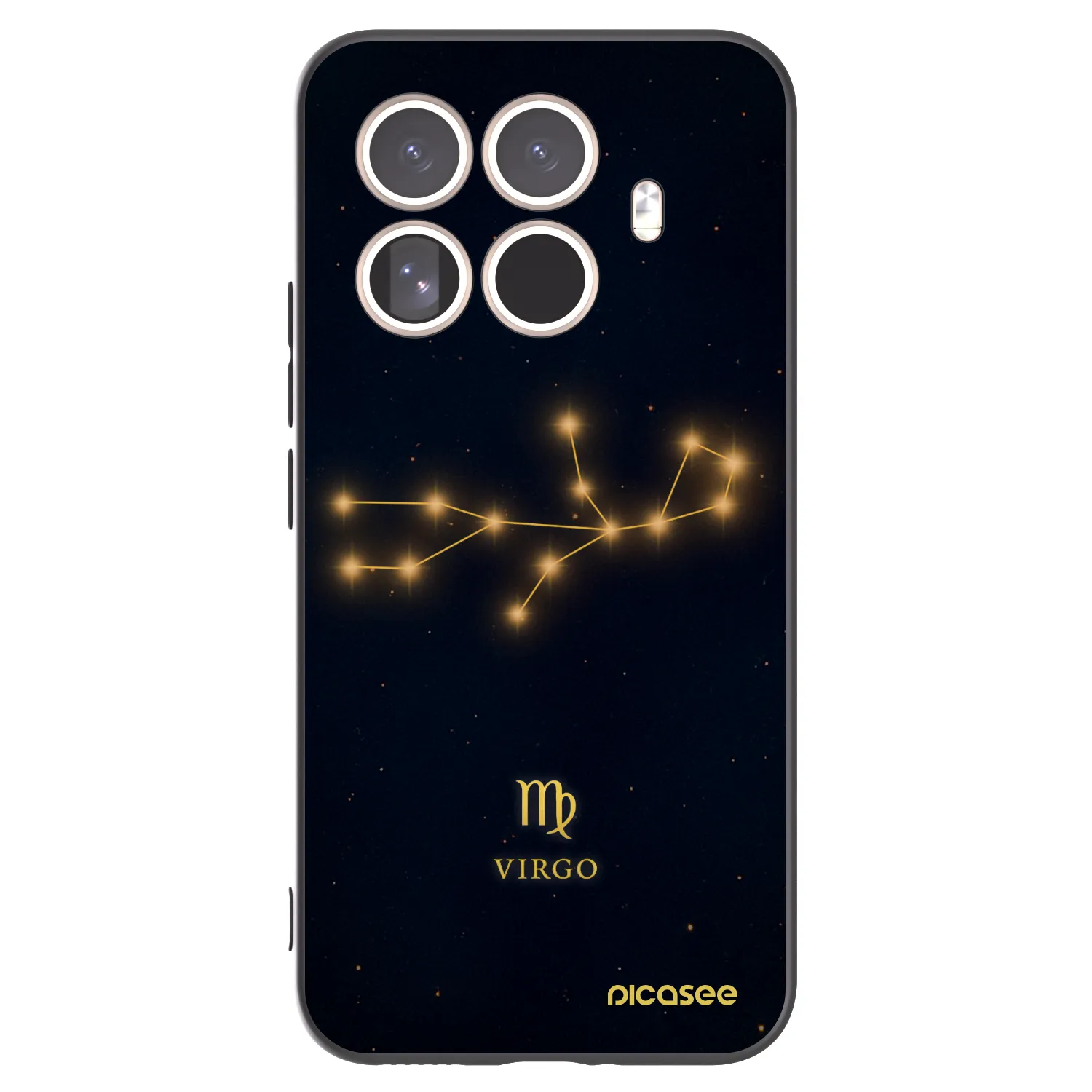 Picasee crna silikonska maskica za Xiaomi 15T Pro - VIRGO