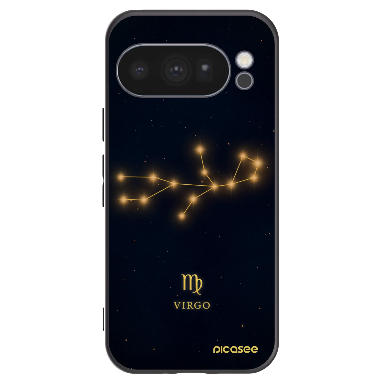 Picasee crna silikonska maskica za Google Pixel 10 Pro - VIRGO