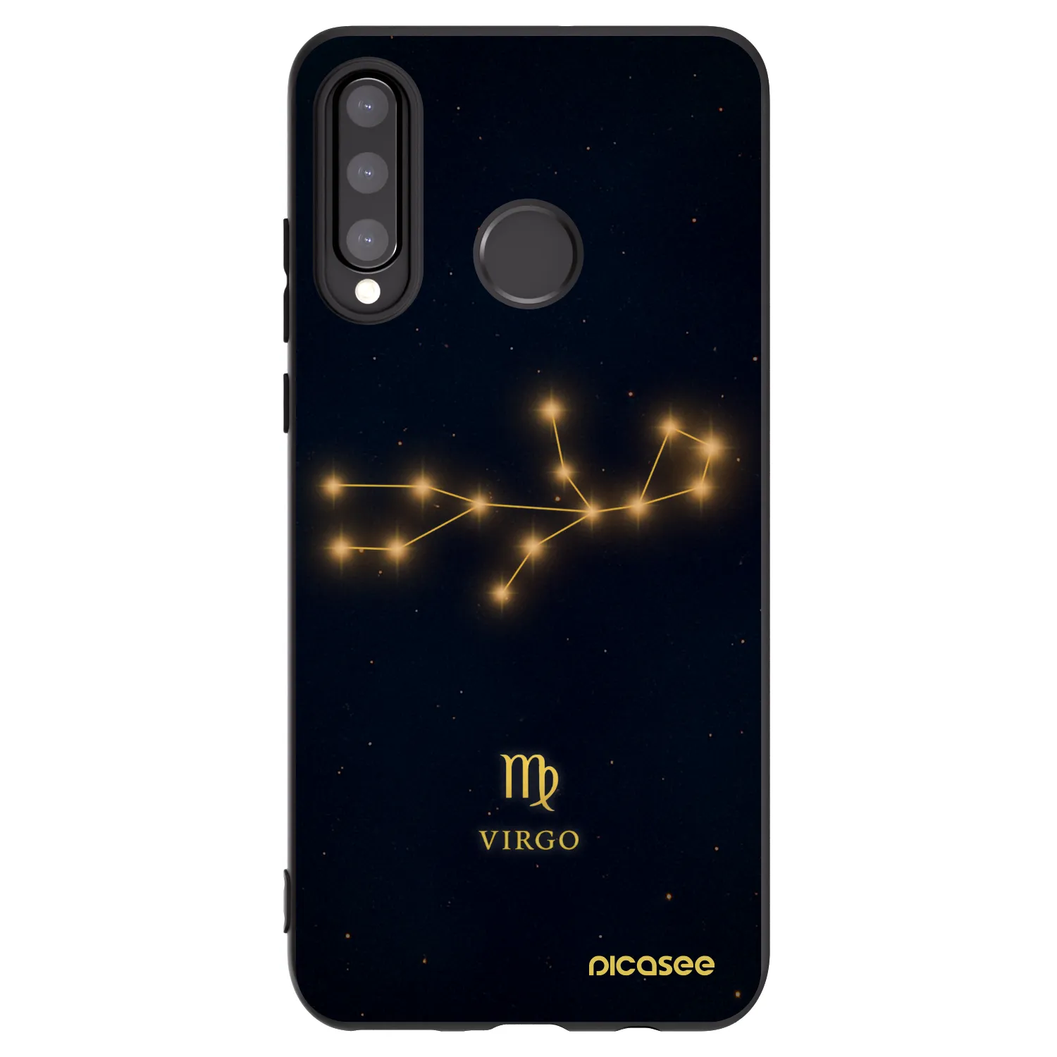 Picasee crna silikonska maskica za Huawei P30 Lite - VIRGO