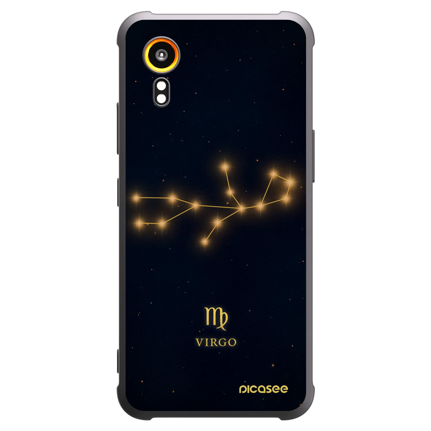 Picasee crna silikonska maskica za Samsung Galaxy Xcover 7 - VIRGO