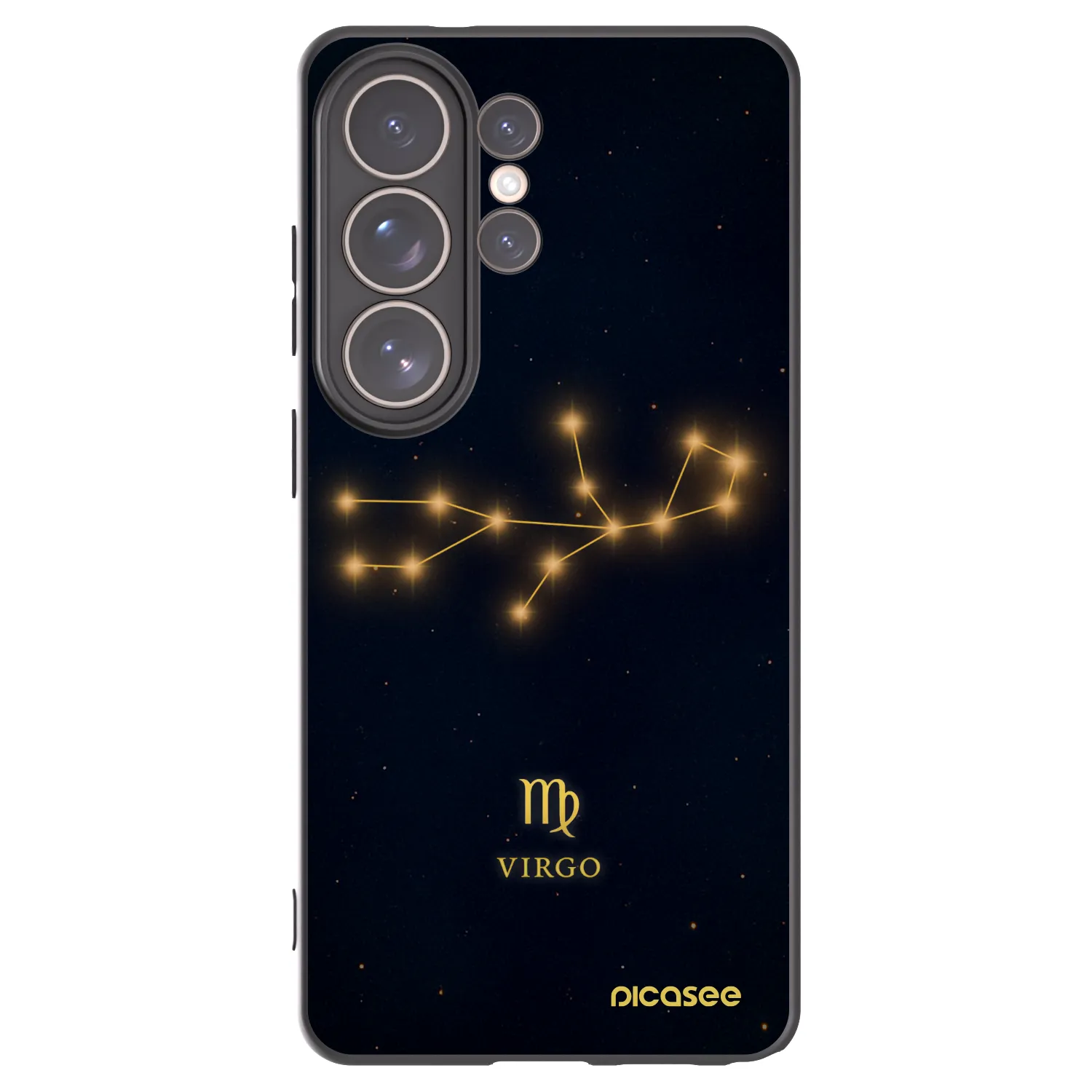 Picasee crna silikonska maskica za Samsung Galaxy S26 Ultra - VIRGO