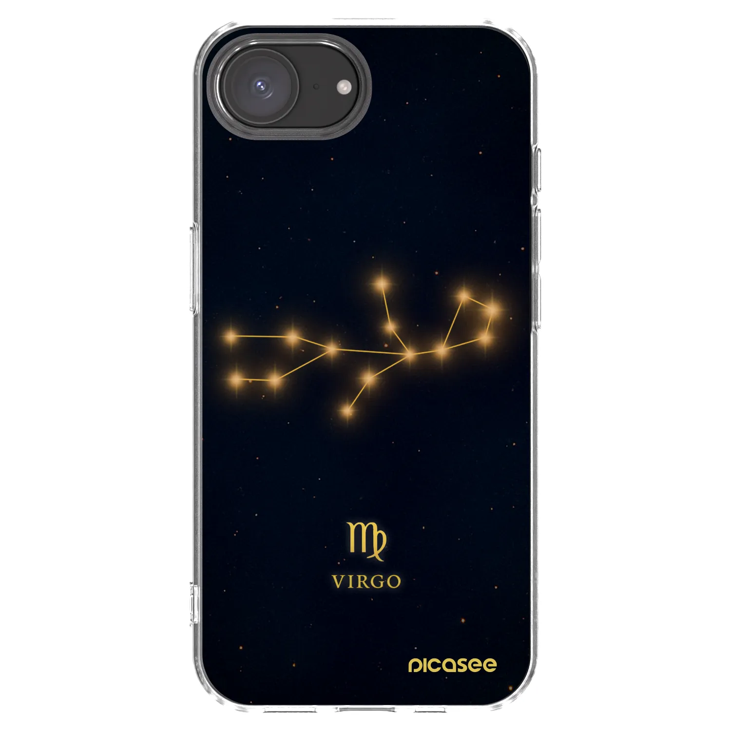 Picasee silikonska prozirna maskica za Apple iPhone 17e - VIRGO