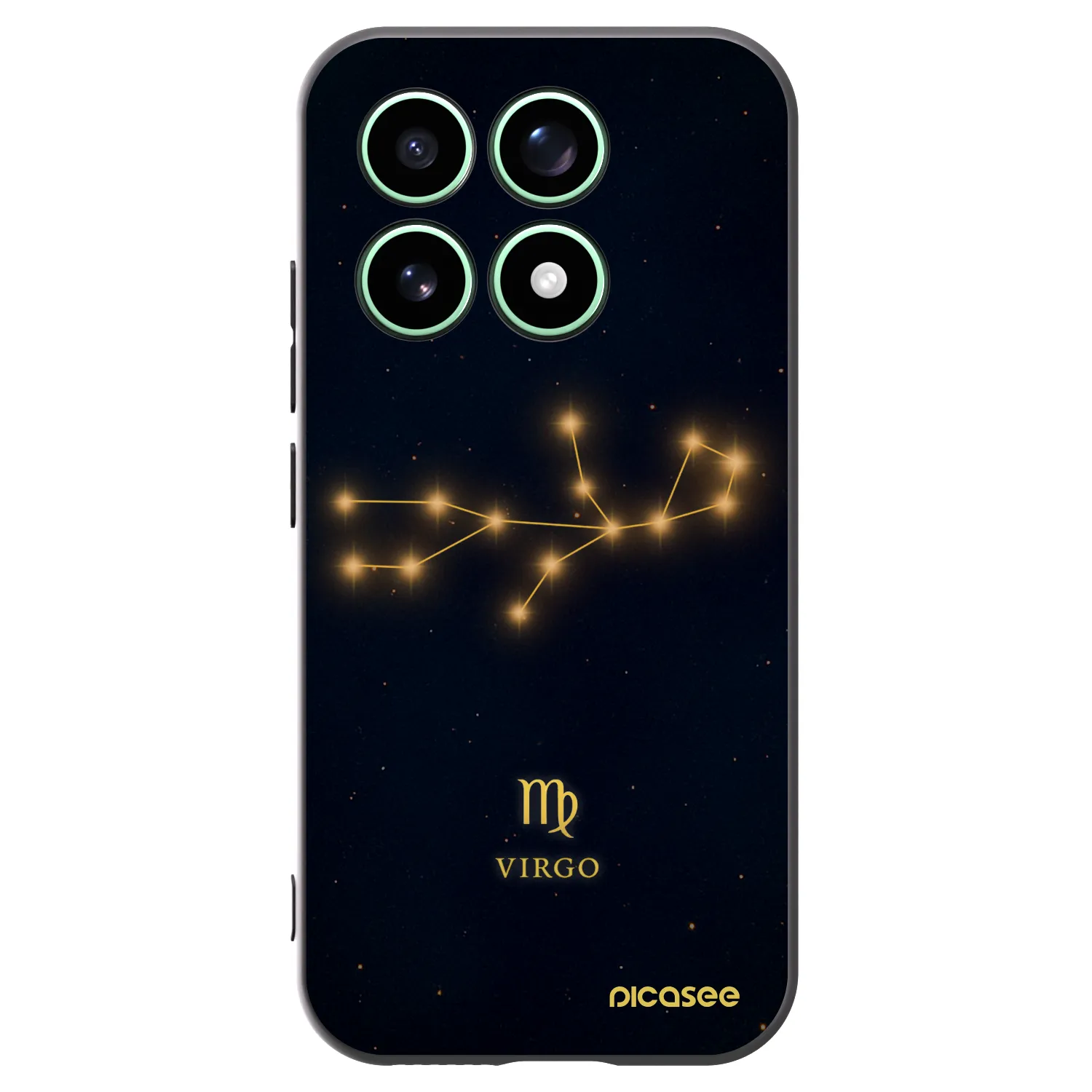 Picasee crna silikonska maskica za Xiaomi 17 - VIRGO