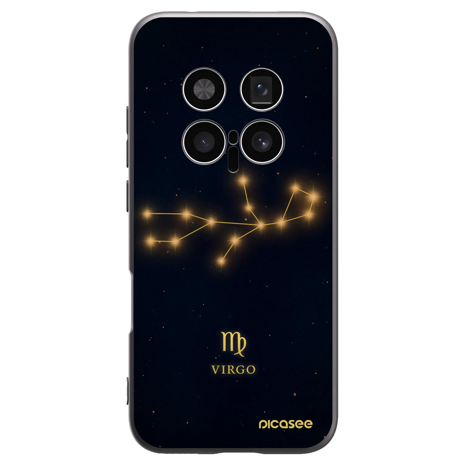 Picasee crna silikonska maskica za Honor Magic8 Pro 5G - VIRGO