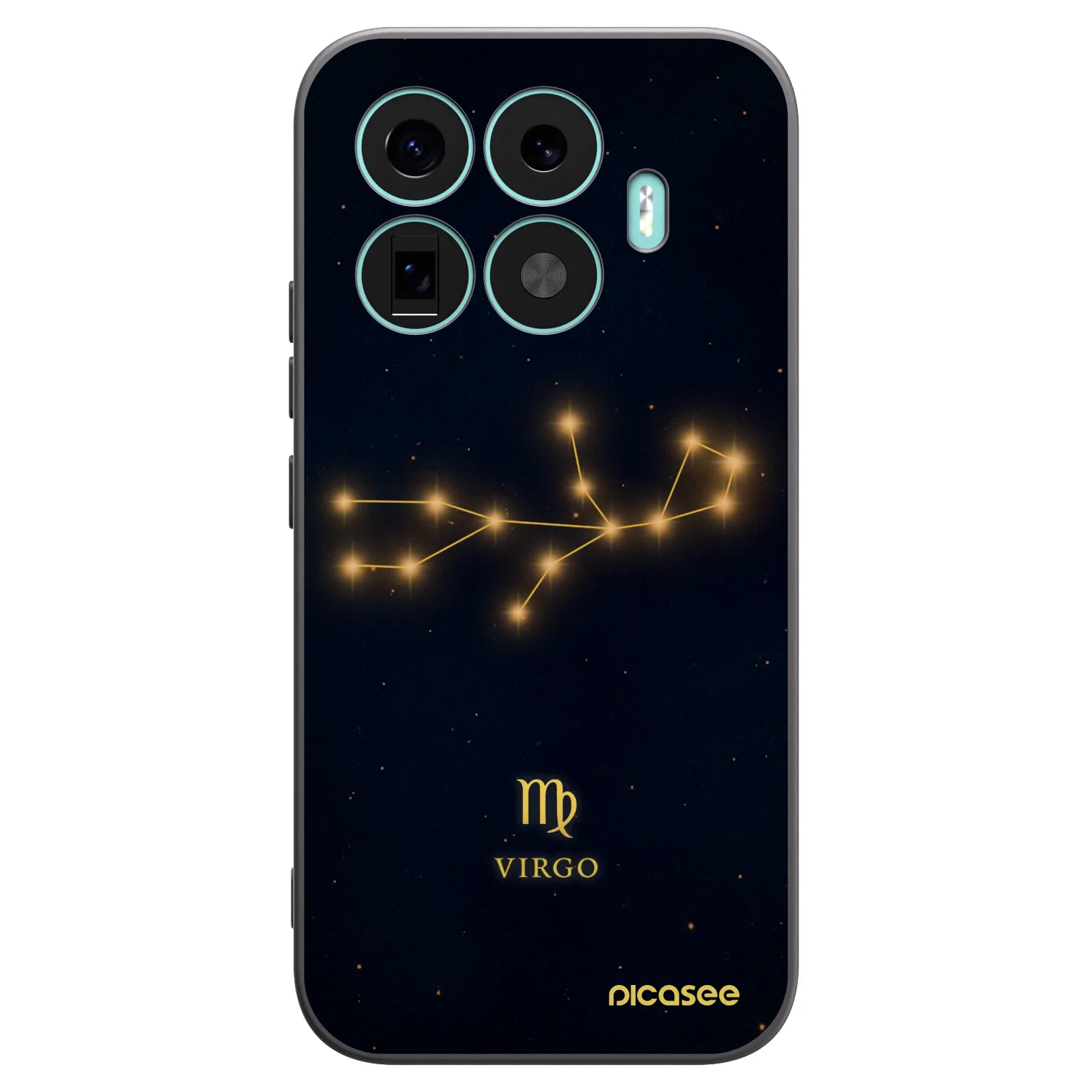Picasee crna silikonska maskica za Xiaomi 17T - VIRGO