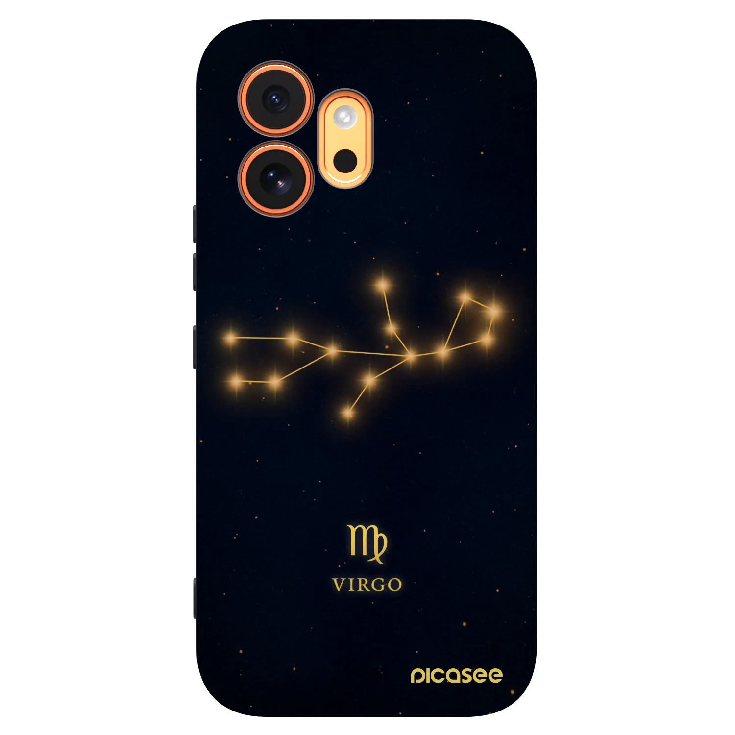 Picasee crna silikonska maskica za Honor 600 - VIRGO