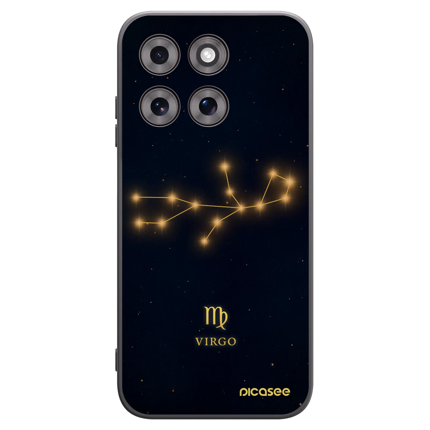 Picasee crna silikonska maskica za Motorola Moto G77 - VIRGO