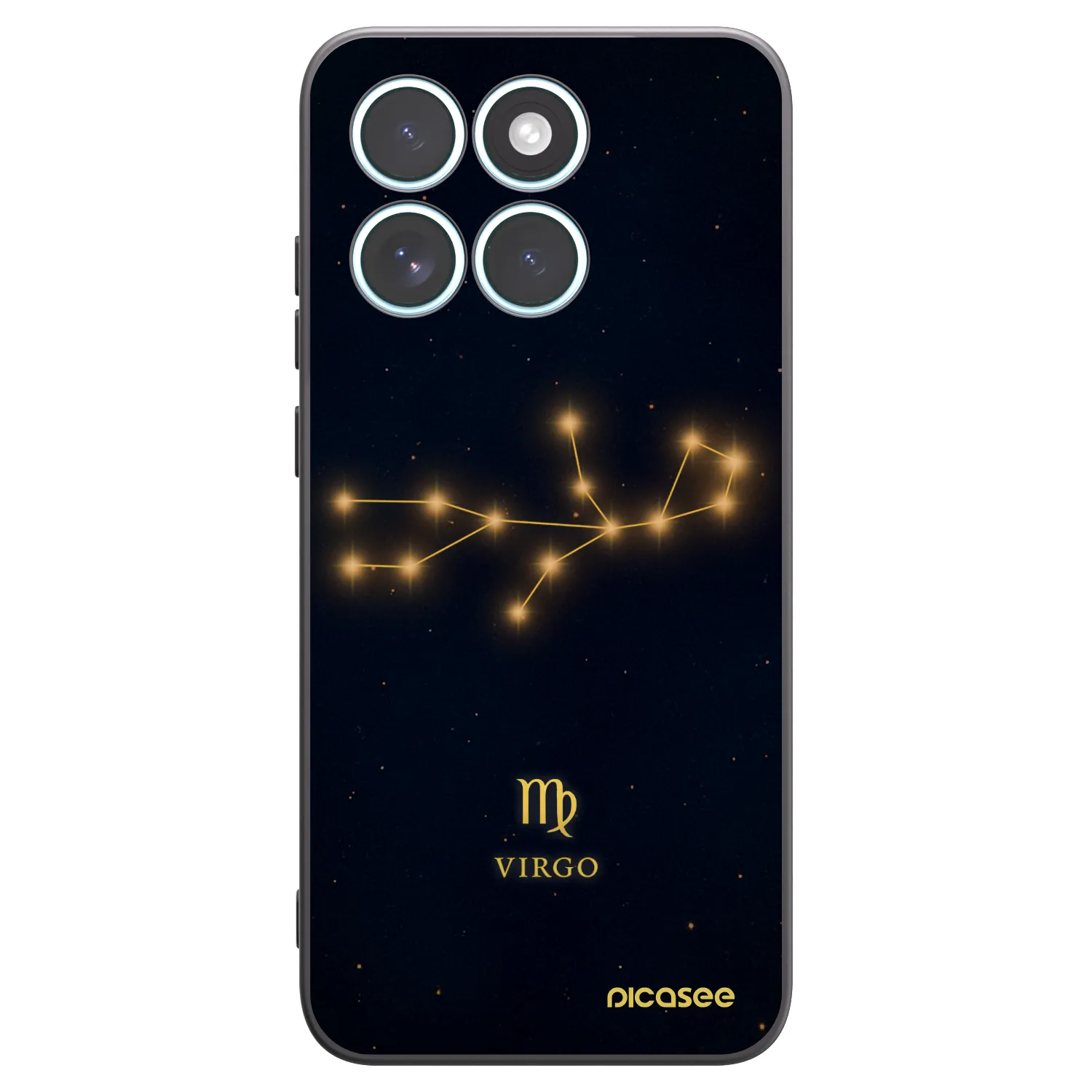 Picasee crna silikonska maskica za Motorola Edge 70 Fusion - VIRGO
