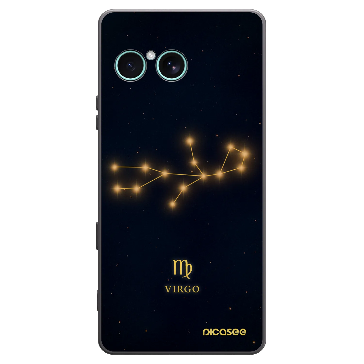 Picasee crna silikonska maskica za Sony Xperia 10 VII - VIRGO