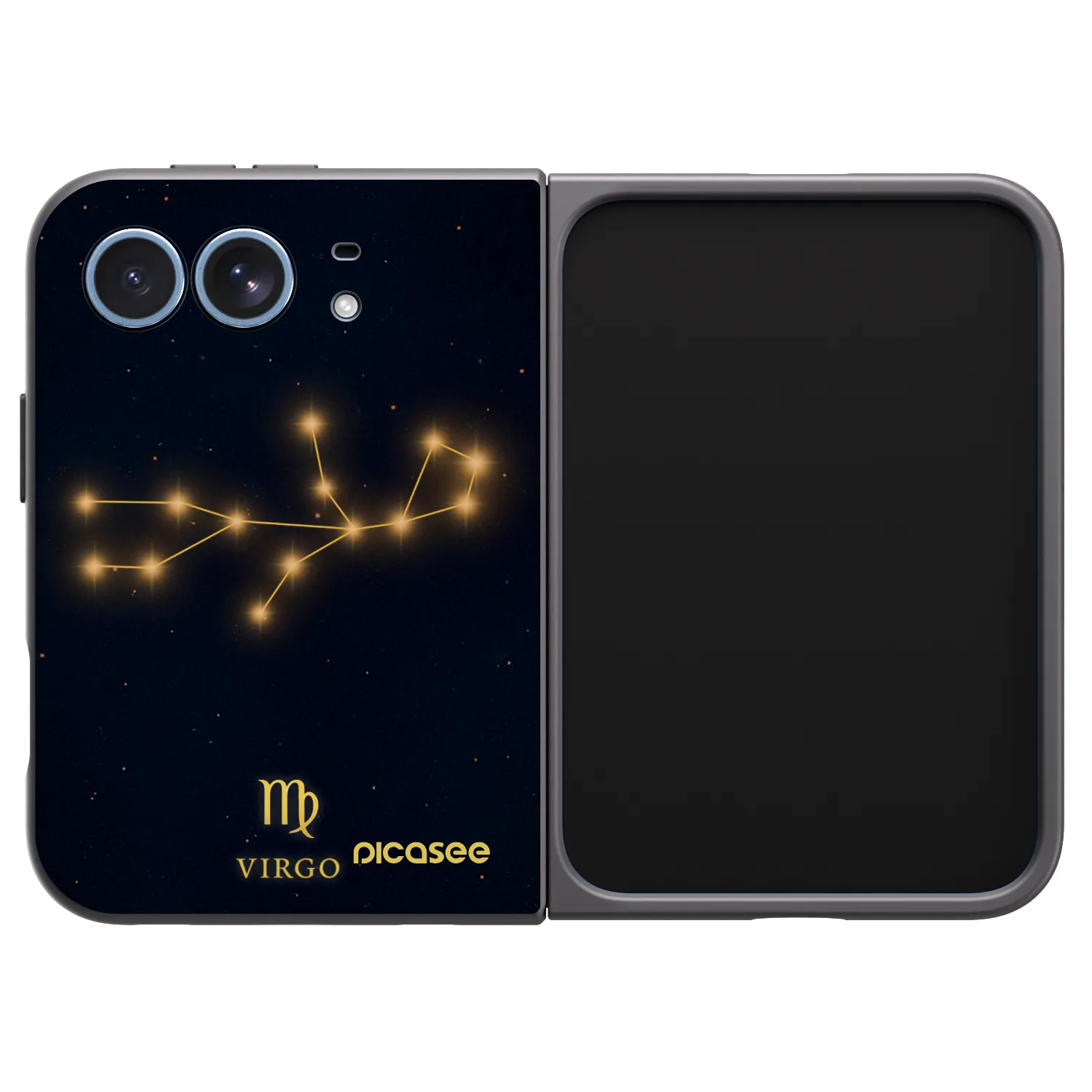 Picasee crna silikonska maskica za Apple iPhone Ultra - VIRGO