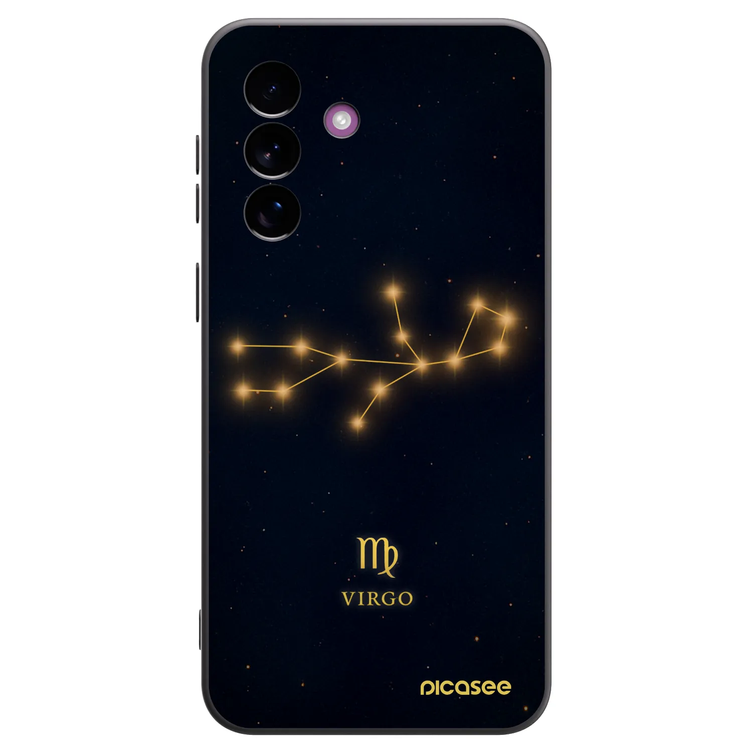 Picasee crna silikonska maskica za Samsung Galaxy A37 - VIRGO