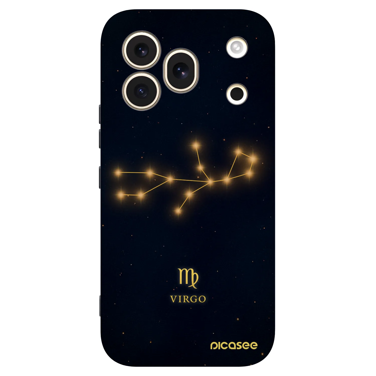 Picasee crna silikonska maskica za Honor 600 Pro - VIRGO