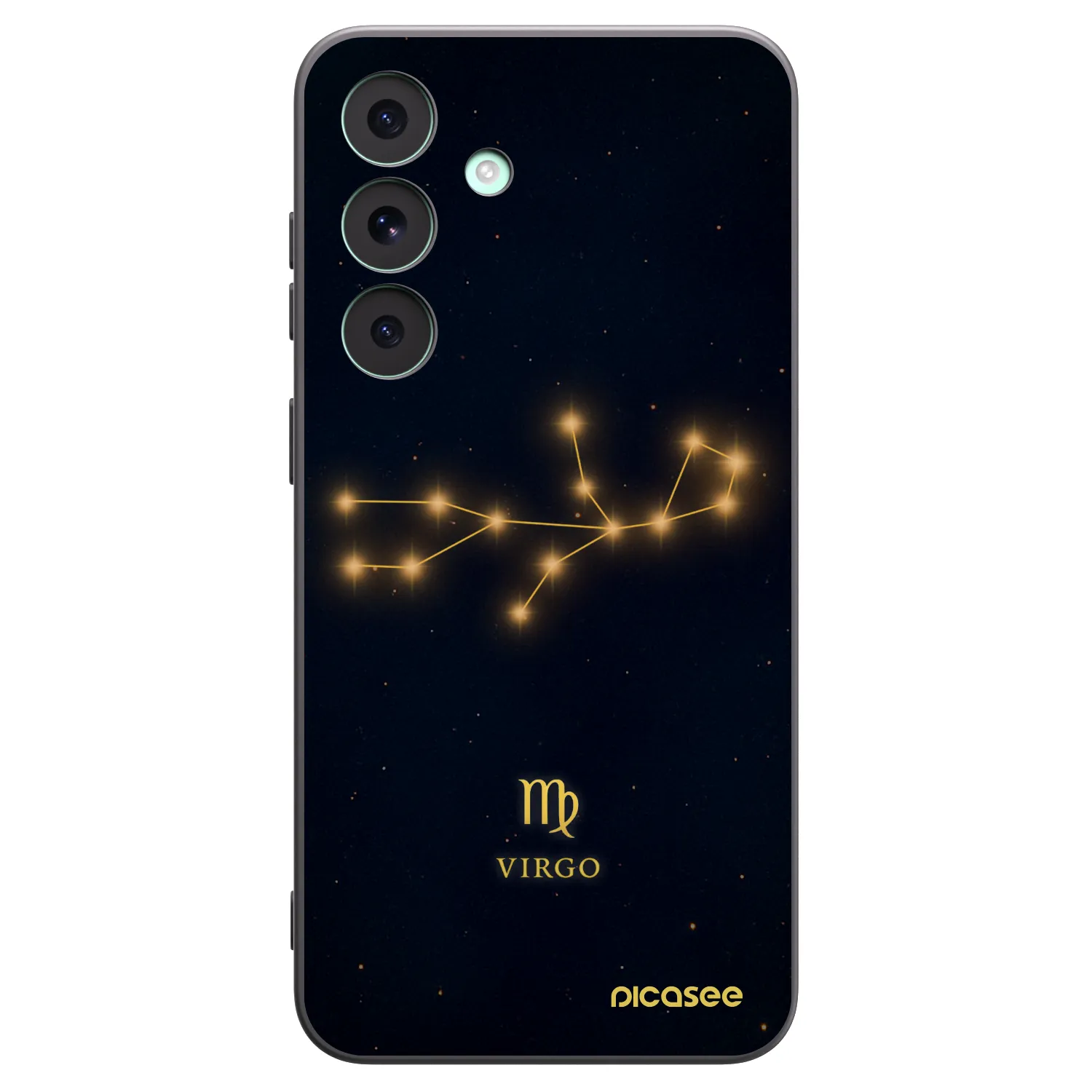 Picasee crna silikonska maskica za Samsung Galaxy S26 FE - VIRGO