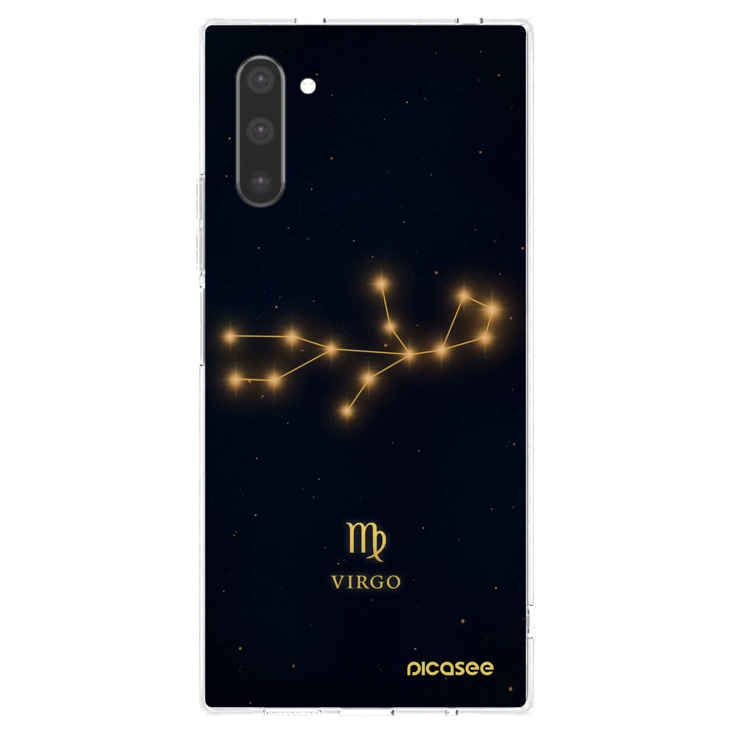 Picasee silikonska prozirna maskica za Samsung Galaxy Note 10 N970F - VIRGO