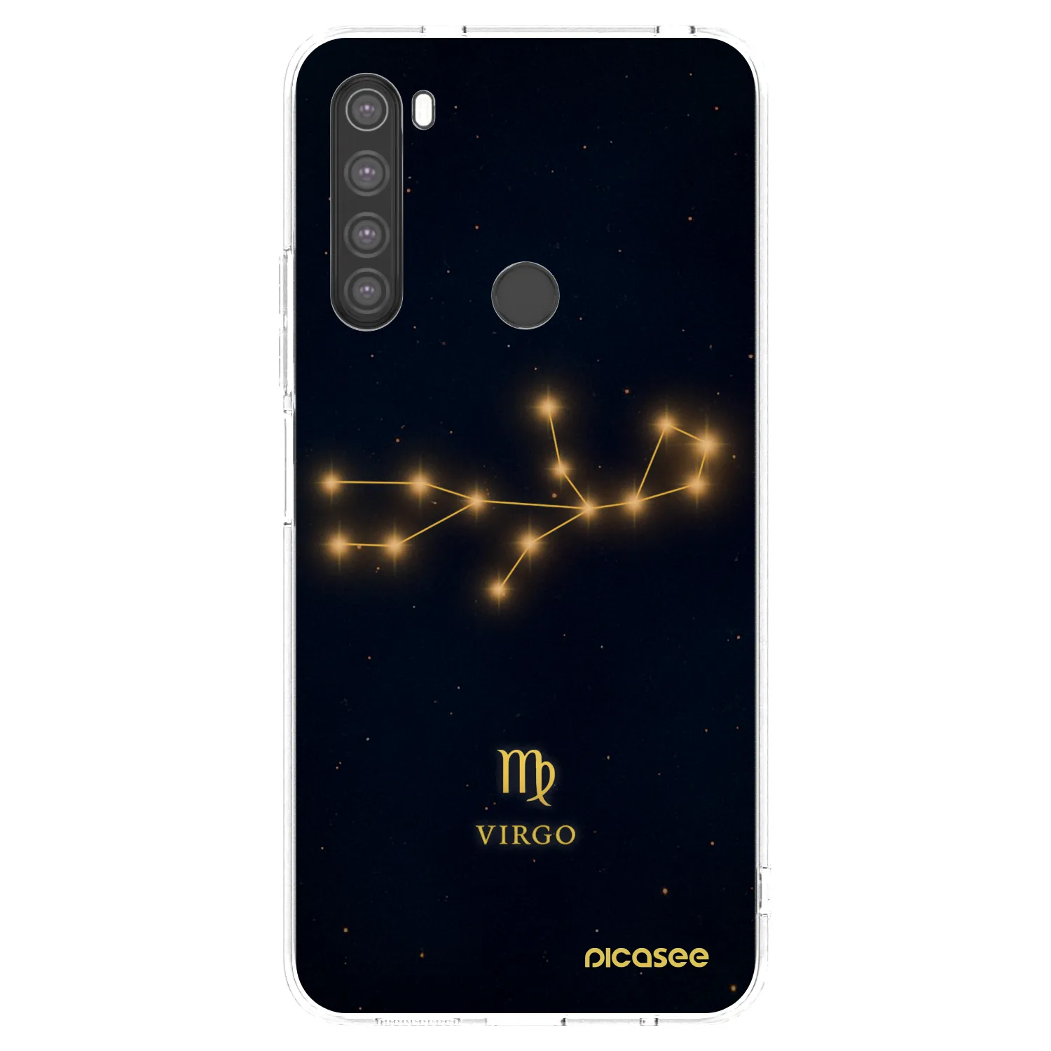 Picasee silikonska prozirna maskica za Xiaomi Redmi Note 8 - VIRGO
