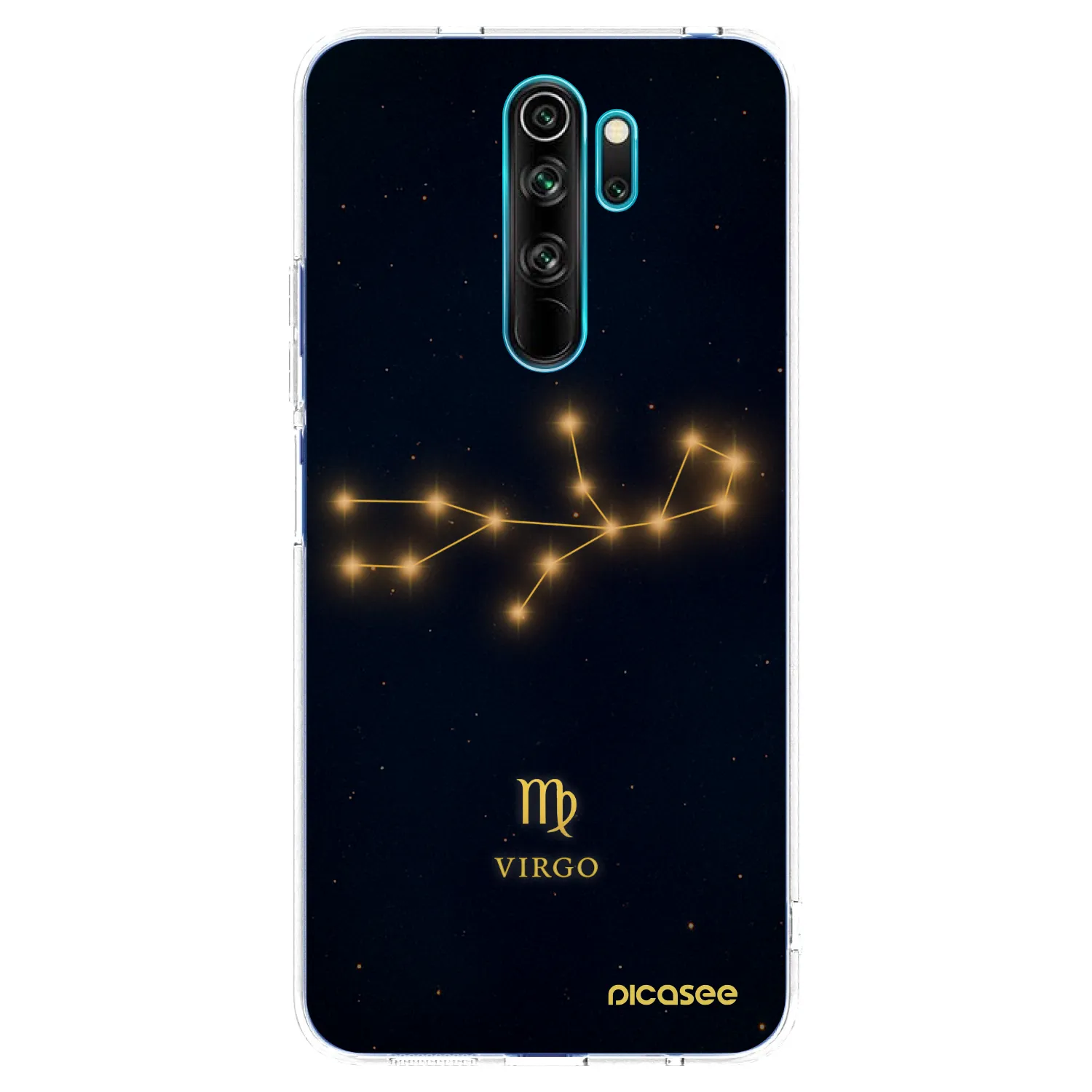 Picasee silikonska prozirna maskica za Xiaomi Redmi Note 8 Pro - VIRGO