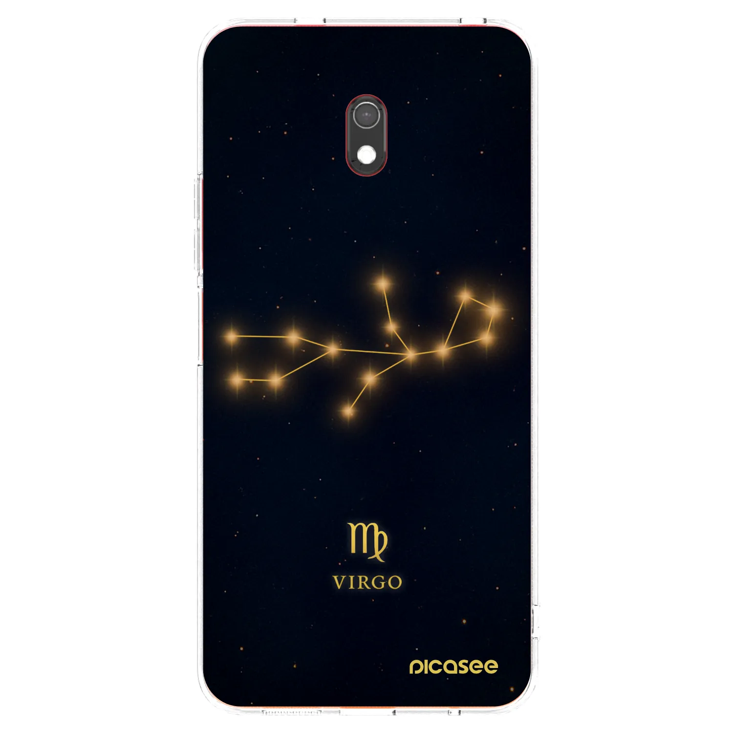 Picasee silikonska prozirna maskica za Xiaomi Redmi 8A - VIRGO