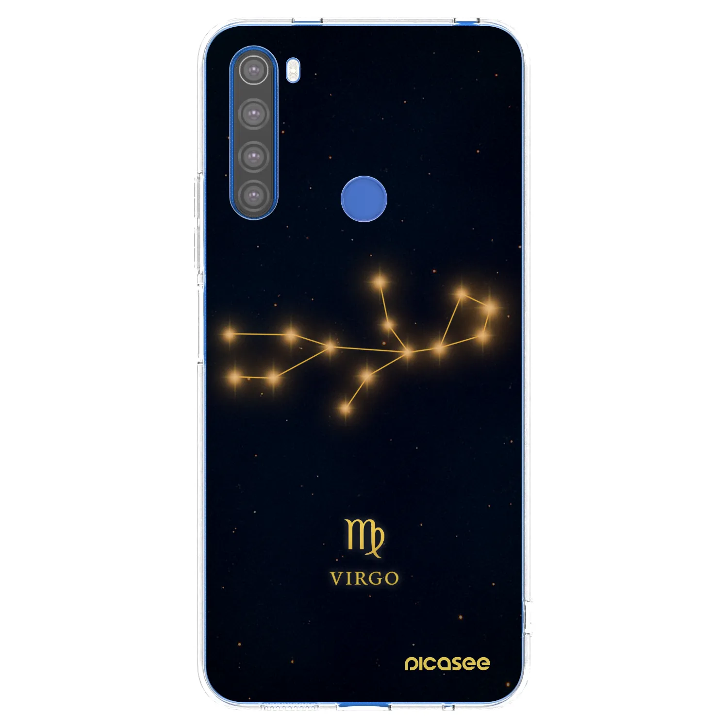 Picasee silikonska prozirna maskica za Xiaomi Redmi Note 8T - VIRGO