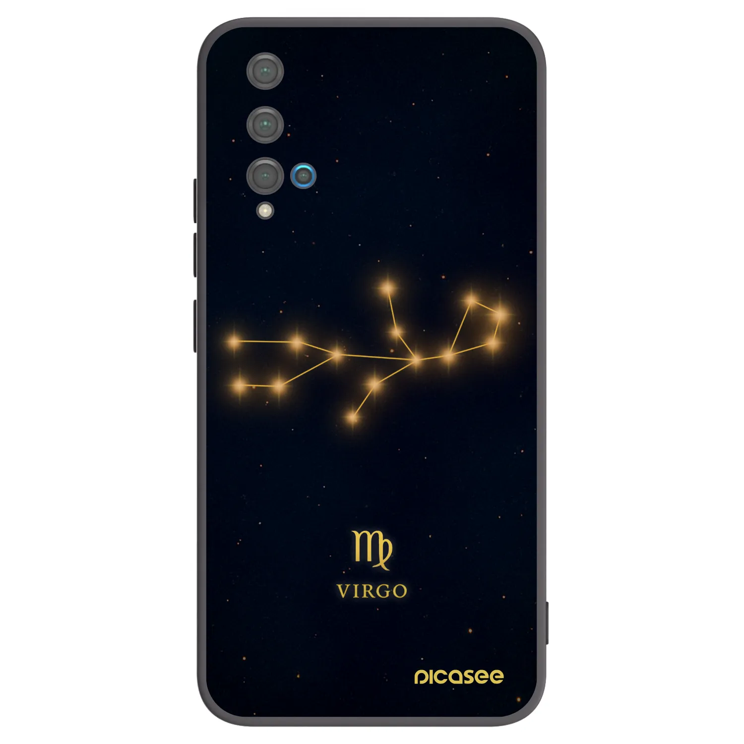 Picasee crna silikonska maskica za Huawei Nova 5T - VIRGO
